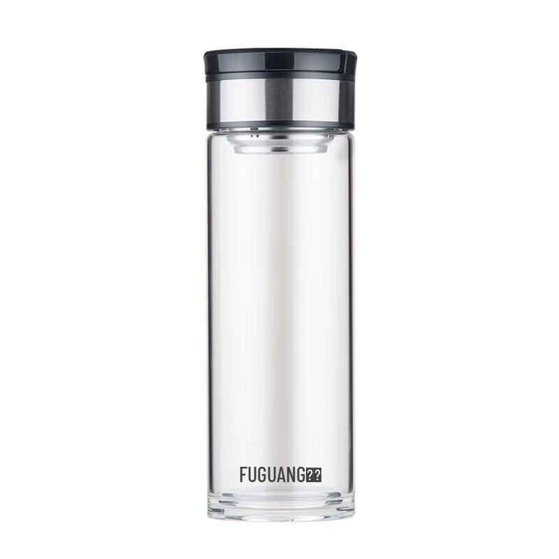 FUGUANG Portable Glass Tea Infuser Travel Mug