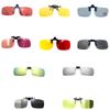 Óculos com Clip de Filtro Colorido Polarizado para Melhor Visão em Baixa Luminosidade Filtro Bloqueador de Luz para Óculos / Óculos de Proteção