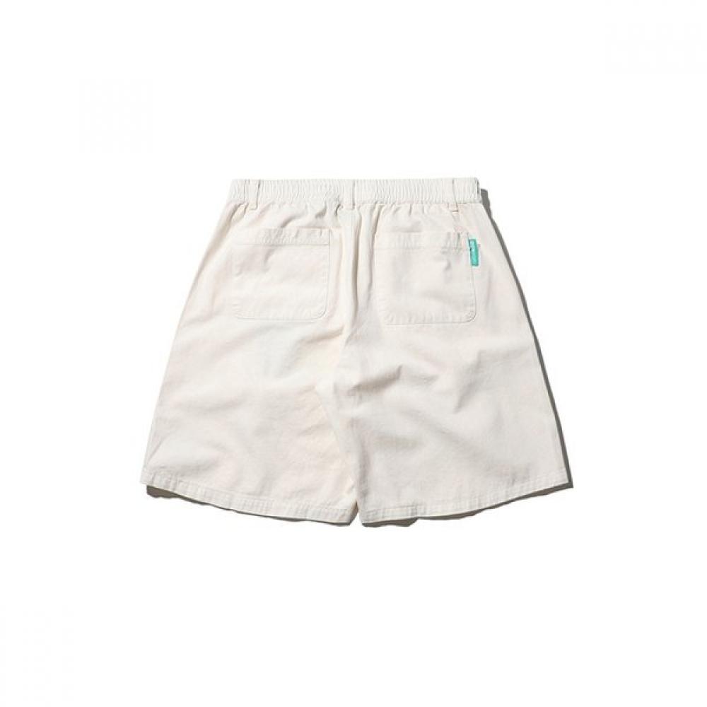 Bbc Earth Cotton Basic 5  Half Pants  Ivory  23ss