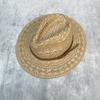 Wide-Brimmed Top Hat For Men And Women In Summer, Hand-Woven Hollow Breathable Straw Hat, Outdoor Outing, Sun Hat, Vacation Wind