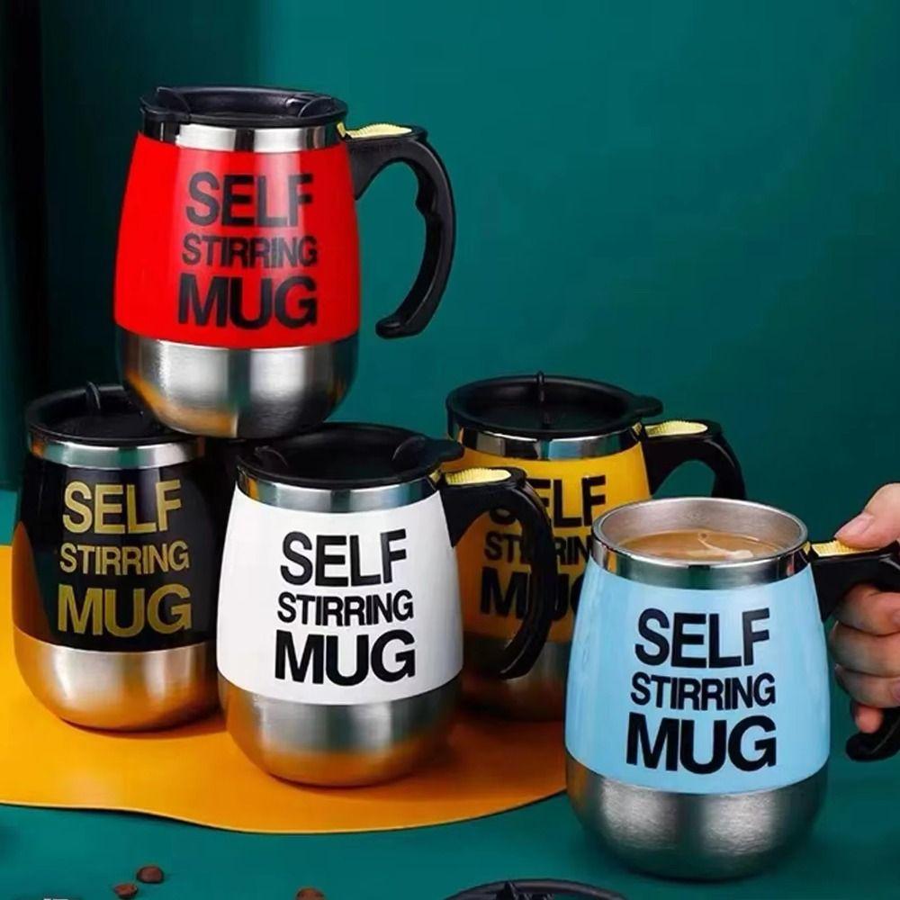 Stainless Steel Magnetic Mixing Mug Large Capacity Electric Smart Mixer  Kitchen Use