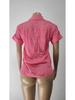 2025 Spring/Summer Women's Chiffon Pocket Button Short Sleeve Shirt - European and American Style Hot Item