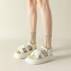 Plaid Kristall Seide Socken Frauen Casual Mode Sommer Elastische Lange Socken Koreanischen Stil Harajuku Ultra-dünne Transparente Frauen Socken