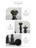 Nordic Black & White Chess Figurine Decorations – Resin Home Display Ornaments