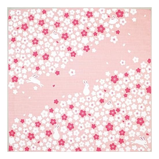 Miyamoto Kenema Made In Japan Small Furoshiki Bento Cloth Japanese Pattern Hand-dyed Cherry Blossom 