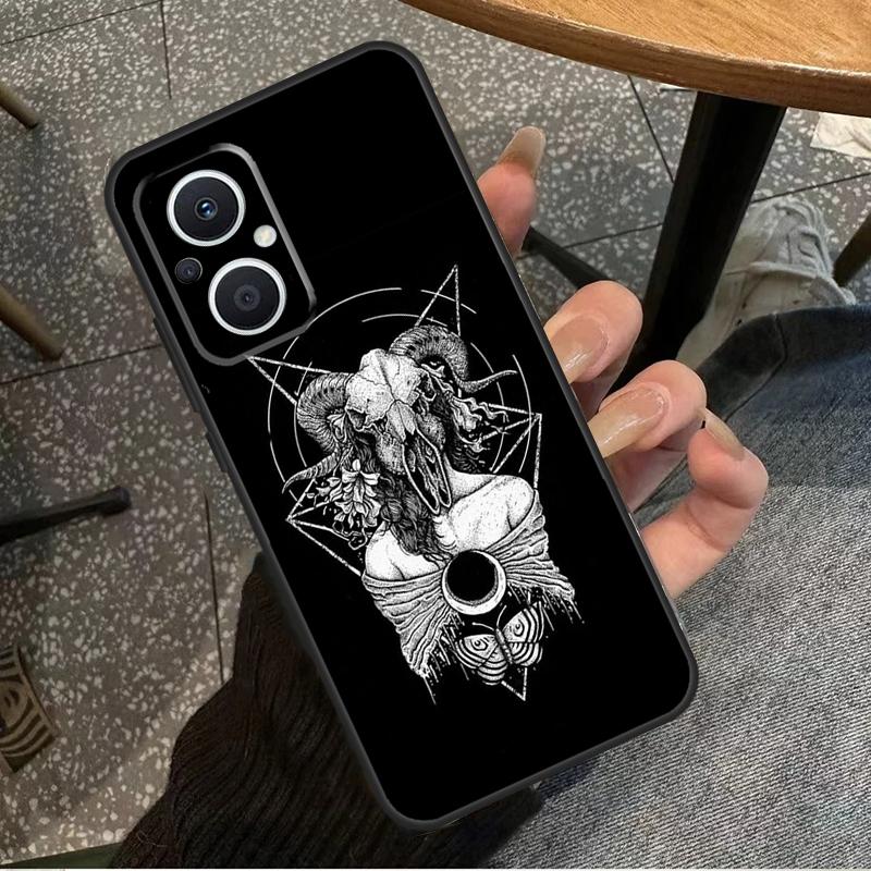 Witchcraft Occult Pentagram For OPPO Reno 14F 13F 12F 11F 10 11 12 13 14 Pro 7 8 Lite 8T OPPO Find X5 X6 X8 X9 Pro Case