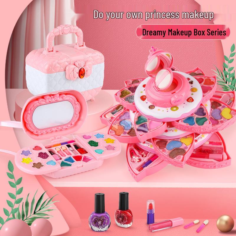 Princess Makeup Toy Set for Girls – Pretend Play Cosmetics and Dress-Up Gift