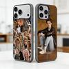 Trendy Boy Portrait Art Print Phone Case For iPhone 17,16,15,14,13,12,11 Plus,Pro Max,XS,Colorful Silver Phone Case Funda Cover