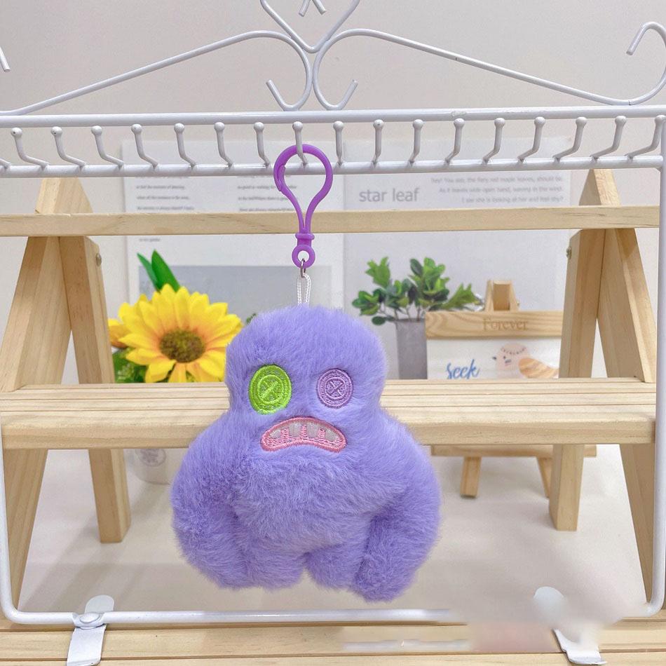 Cartoon 10cm Fuggler Plush Funny Ugly Teeth Monster Beach Resort Series Plushies Squirm Crazy Rabbit Stuffed Funny Doll Gifts