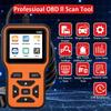 Compact Car OBD2 Diagnostic Tool Reads Engine Fault Codes For Multiple Vehicles Code Scanner Tool with Voltages Test