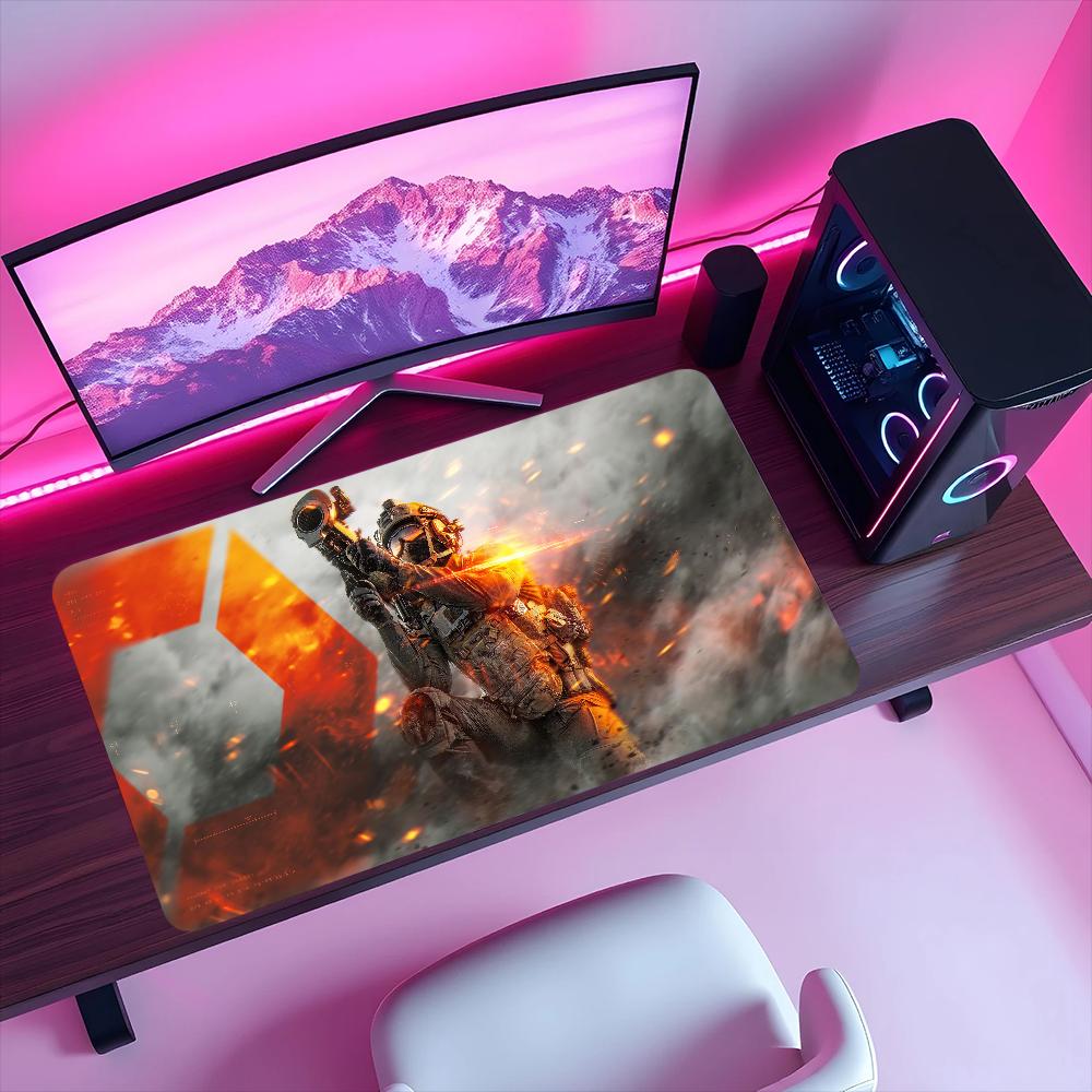 Tappetino Mouse Tattico Soldato B-Battlefield 6 Antiscivolo Spesso Grande Bordo Cucito per Scrittura Ufficio Studente Gaming Cuscino MousePad
