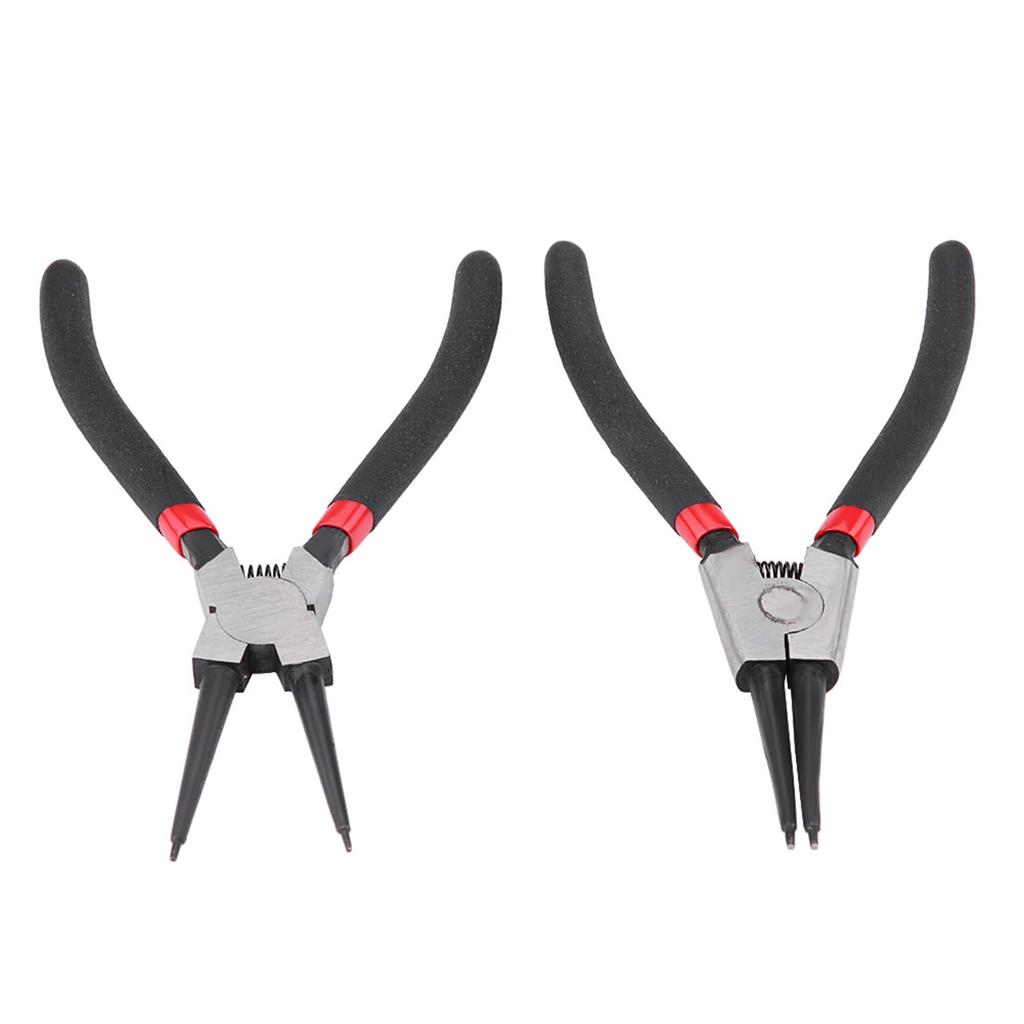 4pcs 7\ Circlip Pulling Set - InternalCelsiusExternal Snap Pliers with Straight and Curved