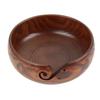 Natural Handmade Crafted Wooden Yarn Bowl for Knitting Crochet Home Decor (Medium Diameter)