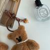 Twisted Brown Teddy Bear Doll Keychain