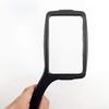 MAGDEPO 3x Rectangular Handheld Magnifying Scratch and Impact 110mm Reading Magnifier with Large Horizontal Field of View Acrylic Suitable for and