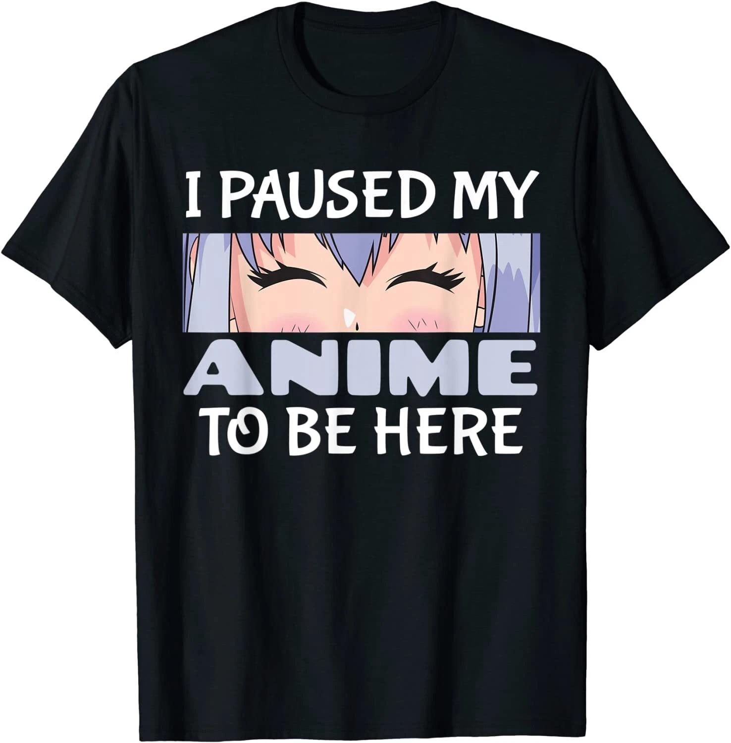 Anime - Japanese - I Love Anime for Sao Anime Love T shirt M