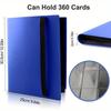 20 Pages Nine Grids Large Capacity Portable Game Card Collective Book Baseball Cards Holder Storage Album Protector Collector Collect Bags