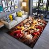 Famous Football Players Carpet Suitable As a Non-slip Mat for the Living Room or Bedroom Sofa