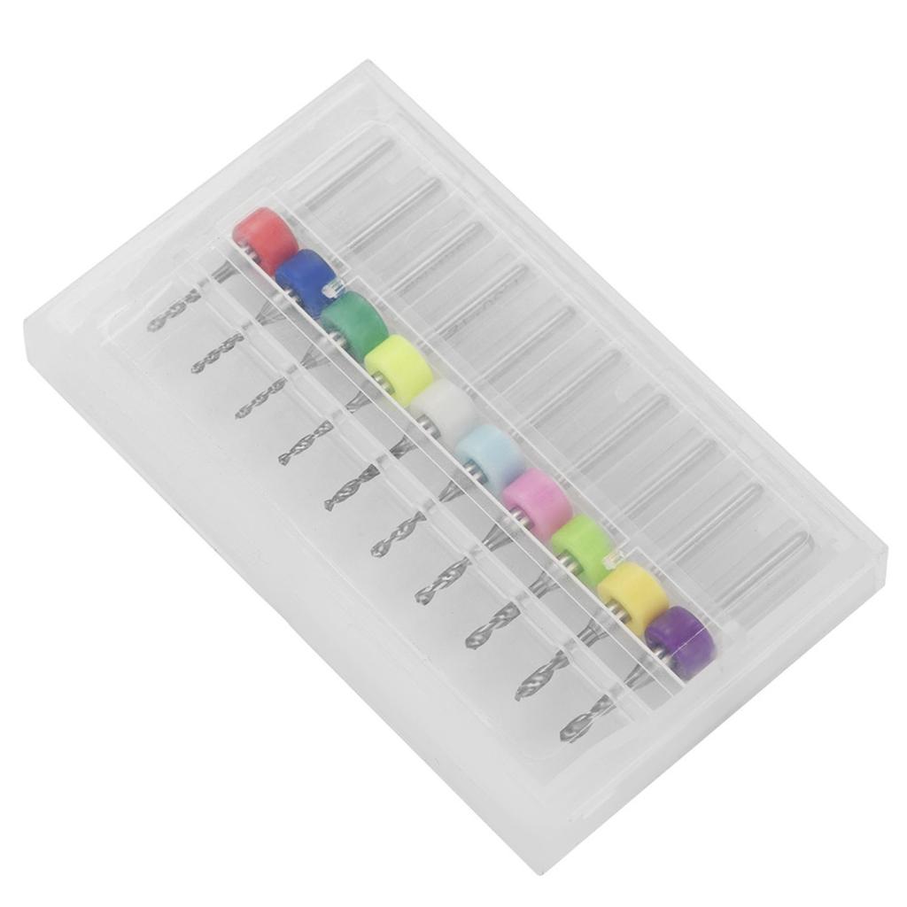 10Pcs 1.1 2.0mm Tungsten Carbide Micro Drill Bits Set Tool for PCB Print Circuit Board