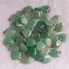 20mm Crystal Agate Heart Necklace Pendant - Natural Stone Jewelry Accessory
