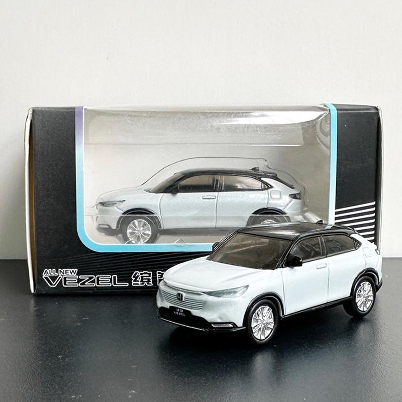 

1:64 Vezel SUV 2023 Alloy Car Diecasts & Toy Vehicles Car Model Miniature Scale Model Car For Children белый