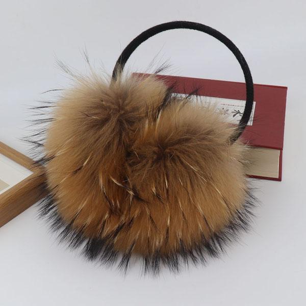 

Новые зимние наушники из натурального меха лисы для женщин, шарфы из натурального меха лисы, двойное назначение, настоящие теплые плюшевые наушники, уличный шарф из цельного меха