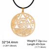 Dawapara Eye of Horus with Ankh Cross Necklace Key of Life Protection Ancient Egypt Jewelry Stainless Steel Necklace