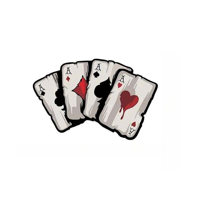 Moto poker décalcomanies: motocross réservoir, café Racer, corps/fenêtres drôle décor autocollants