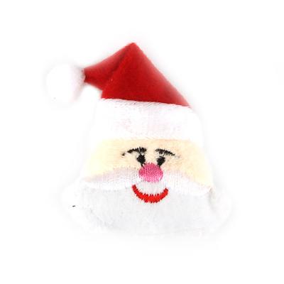 Soft Plush Toy Christmas Theme Adorable Fine Sewing Bite Resistant Stuffed Toy for Pets Type 3