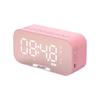Custom Wireless Bluetooth Speaker Alarm Clock with Mini Card Slot
