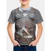 Children's Fake Clothing Design 3D Digital Printing Fashion Casual Boy Round Neck Short Sleeved T-shirt