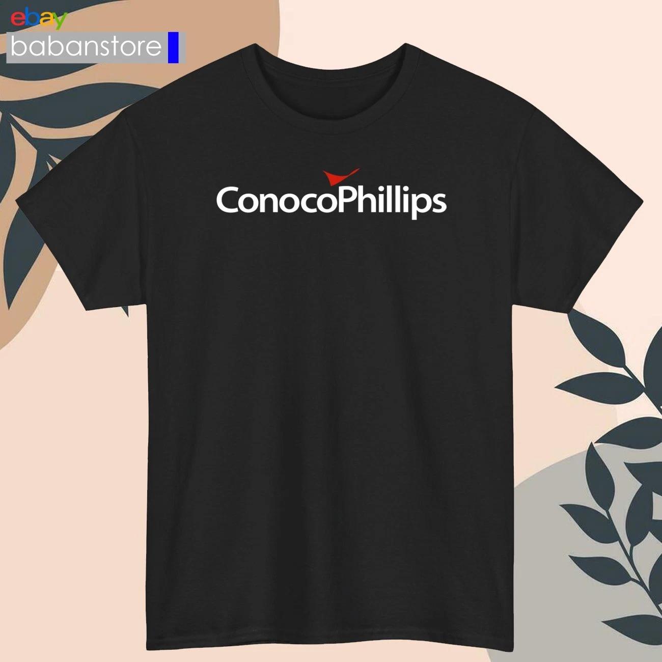 ConocoPhillips Company Logo Black/White/Sport Grey/Navy T shirt S-5XL M