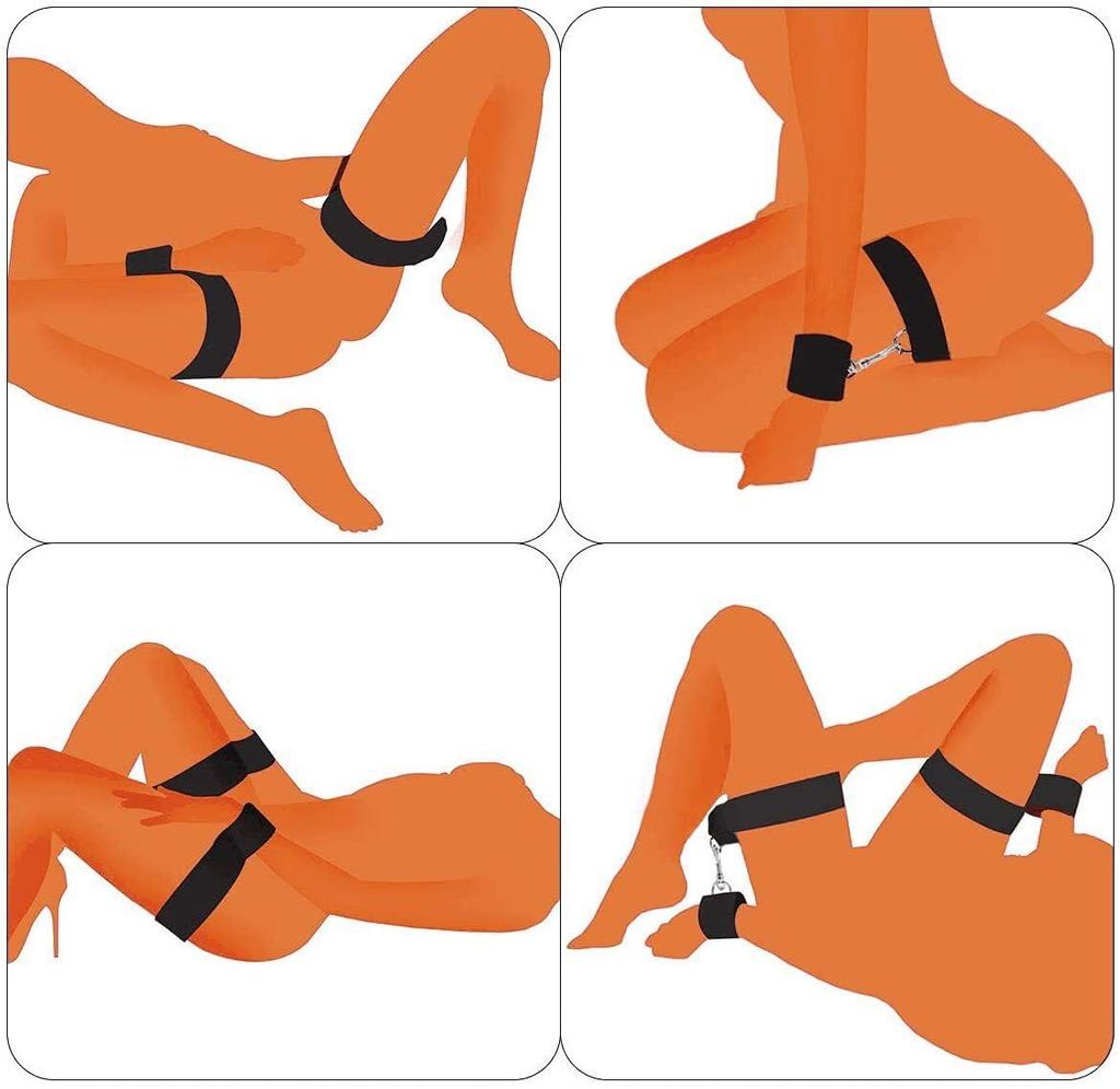 SM leg leg eye thigh leg for restraint adult toys goods, M-shaped spread, handcuffs, cuffs, mask, blindfold, restraints, restraints, bondage,