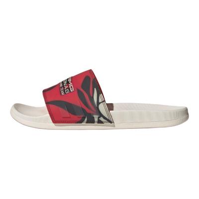 Mercedes-AMG Petronas Formula One Team x Adilette Comfort Slide Miami Grand Prix Pack Unisex Sneaker Rot Turbo Aurora-Rubin JQ1937