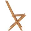 Folding Garden Chairs 2 pcs Solid Teak Wood