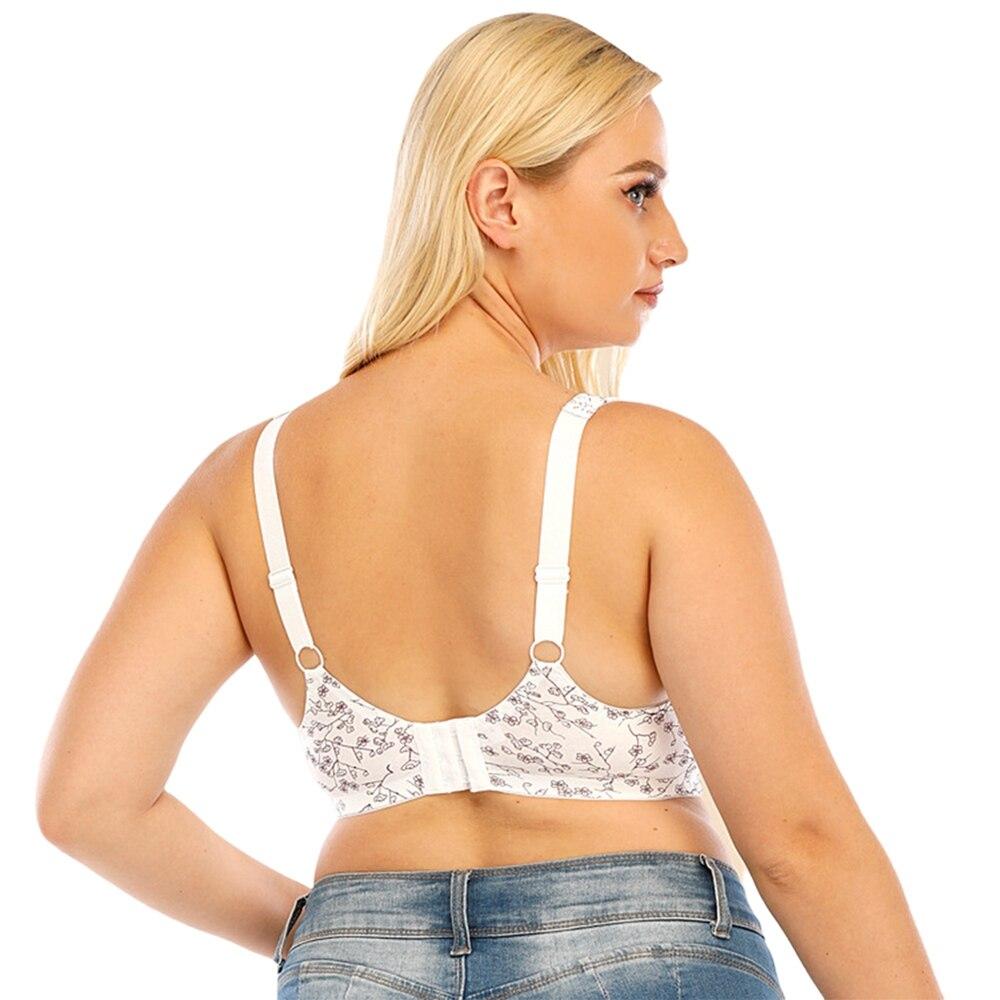 Women Woman Sports Print Bras Large Size Seamless Active Bra Push Up Lingerie Wire Free Soft