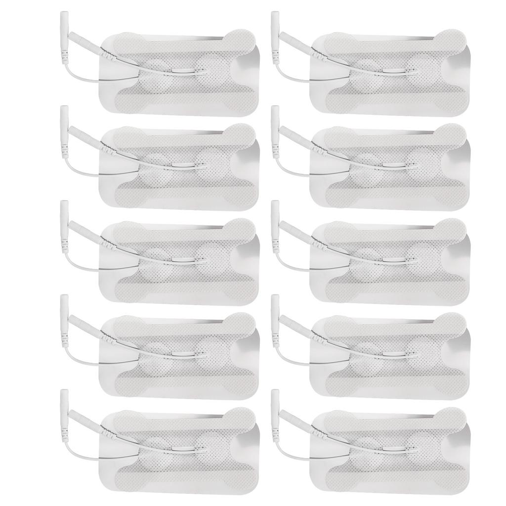 10pcs Reusable Electrode Pad Soft Self Adhesive Therapy Electrode Patch Replacement Accessory 2mm