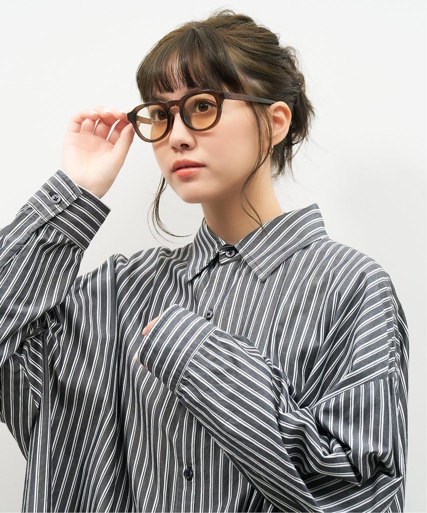 Sunglasses Crown Panto Lightweight UV Protection UV Cut Unisex Unisex Stylish Driving Driving Sports [Zoff] [WEB Exclusive] Boston-style (brown