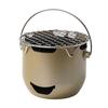 Mini Charcoal Stove Stainless Steel Portable Oven for Tea Making Efficient Heating Lightweight BBQ Stove for Indoor Outdoor Use
