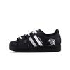 Originals Superstar 2 Odporne na ścieranie Niskie Buty do Skateboardu Unisex Czarne Białe Szare JI0079(Zespół129-)