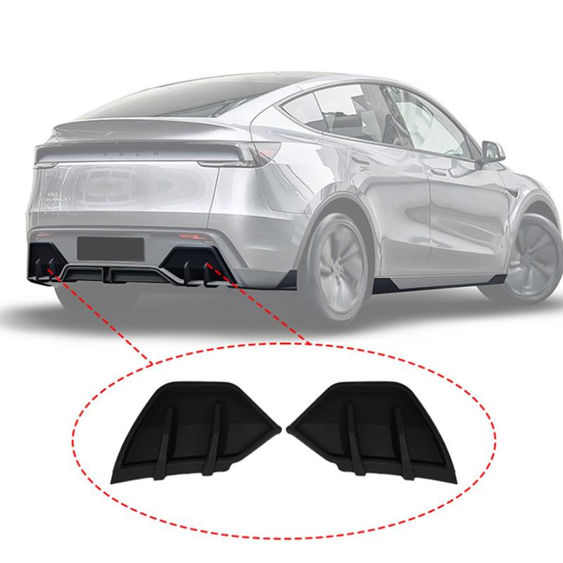 ABS Rear Lip Small Spoiler For Tesla Model Y Juniper 2025-2026 Split Rear Lip Spoiler/ Side Skirt Spoiler/ Car Accessories
