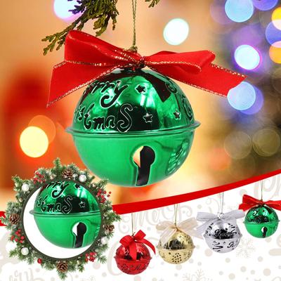 Christmas Pendants Wrought Iron Bells Window Shopping Mall Decoration Bell Pendants