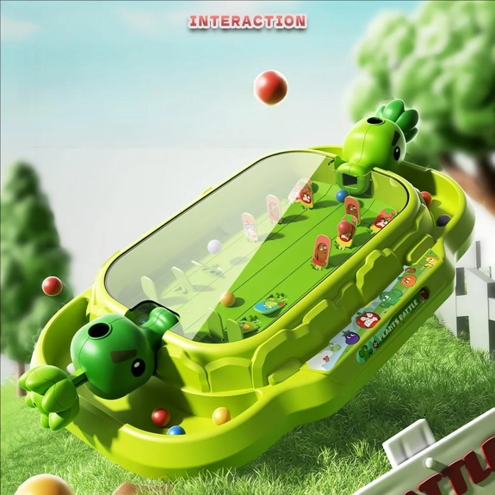 Plants vs Zombies Jogo de Tiro de Batalha de Mesa para 2 Jogadores Brinquedo Educacional Interativo para Família para Crianças Adultos Presentes para Festas Familiares