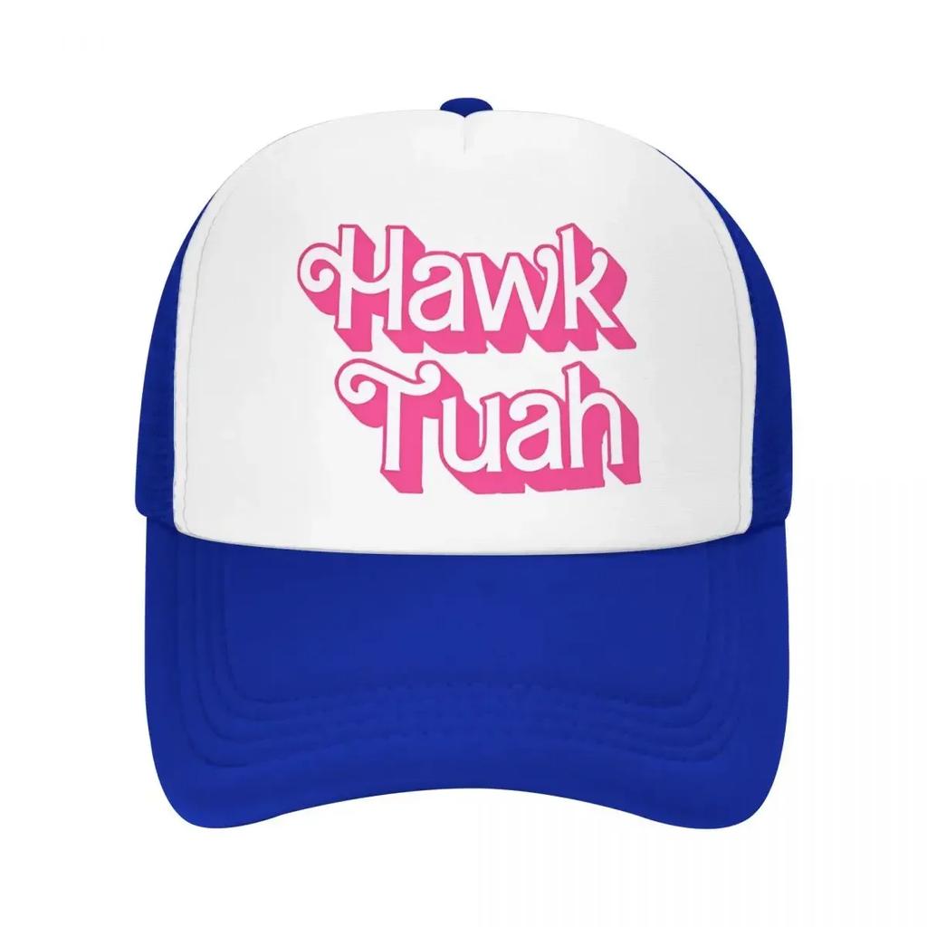 Unisex Hawk Tuah Tawk Tuah Talk Funny Meme Trucker Hat Mesh Baseball Caps Snapback Caps Dad Hat Adjustable Golf Hats Summer