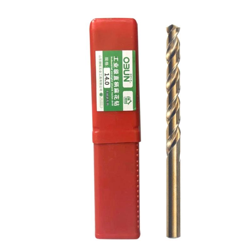 Professional M35 Twists Drill Bit Set 3-14mm Diameter Cobalt Speed Steel for Stainless Steel and Metal Drilling