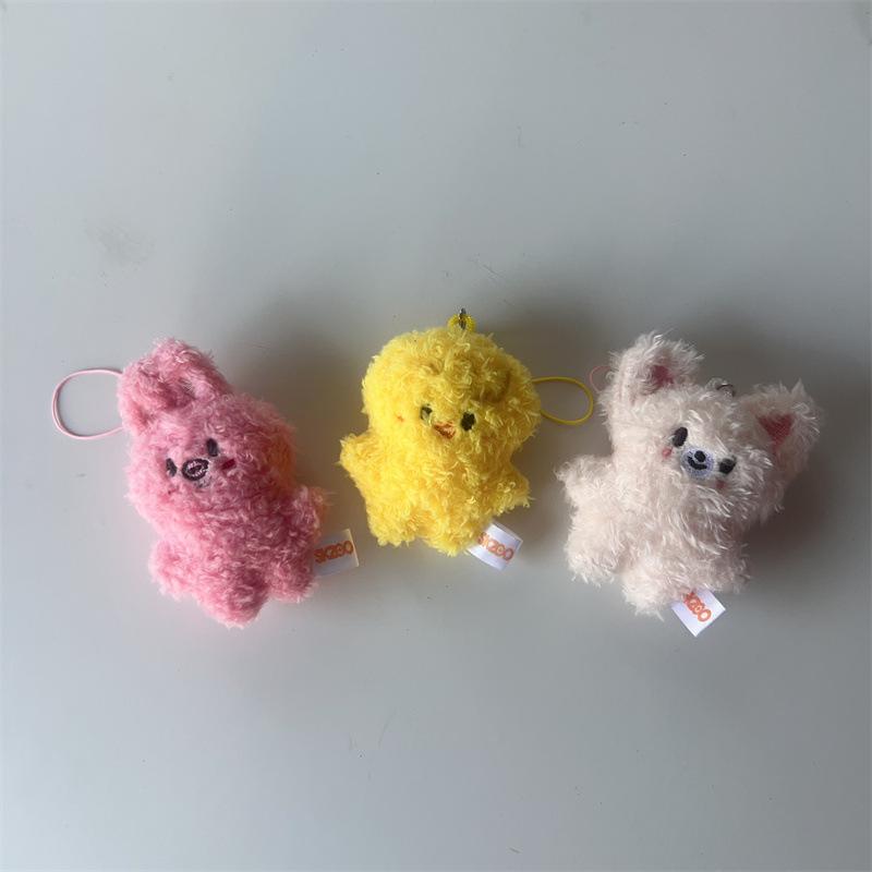 Stray Kids SKZ Mini Keychain Pendant New SKzoo FM Field Week 5cm Plush Cartoon Cute Pendant Children's Birthday Toy