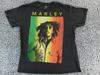 VTG Bob Marley Reggae Zion Rootswear Image T-shirt Mens L Black Y2K Faded Unisex T-Shirt