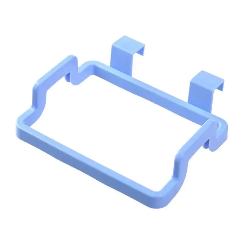 Подвесная стойка для мусорных мешков Стойка для мусорных мешков Стеллаж для хранения Пластиковая дверца кухонного шкафа Мусорное ведро Бытовые гаджеты синий 2375₽