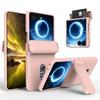 Applicable To Samsung Z Flip8 Folding Mobile Phone Case, Card Holder, Skin Matte All-inclusive Hinge 5/6/7 Anti-drop Hard