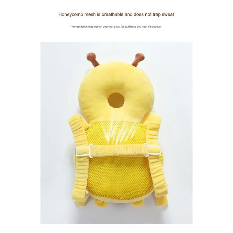 Protezione Schiena Testa Bambino Cuscino Protettivo Imparare a Camminare Cappellino Prevenire Infortuni Tappetino Sicurezza prevenzione Caduta Ape Cartone Animato Cuscini Bambini